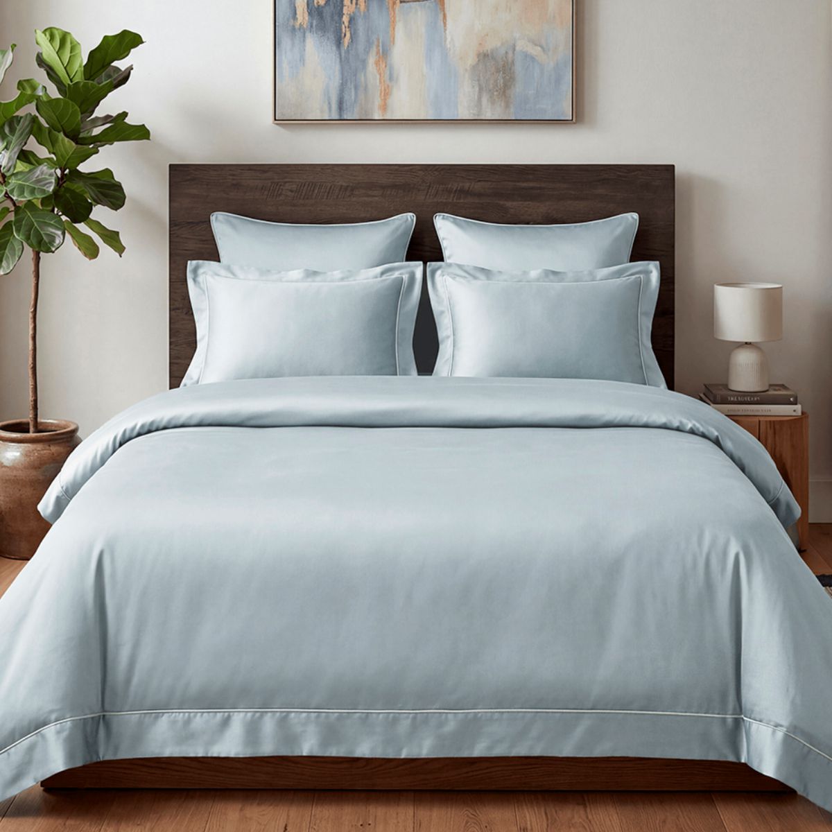 Постельное бельё Мако-сатин | ПОСТЕЛЬНОЕ БЕЛЬЁ МАКО-САТИН "КЛАССИКА" БРИЗ