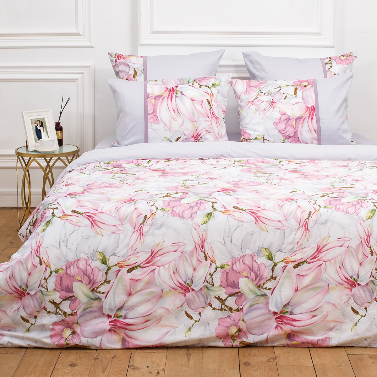 Постельное бельё Мако-сатин | ПОСТЕЛЬНОЕ БЕЛЬЁ МАКО-САТИН МАГНОЛИЯ