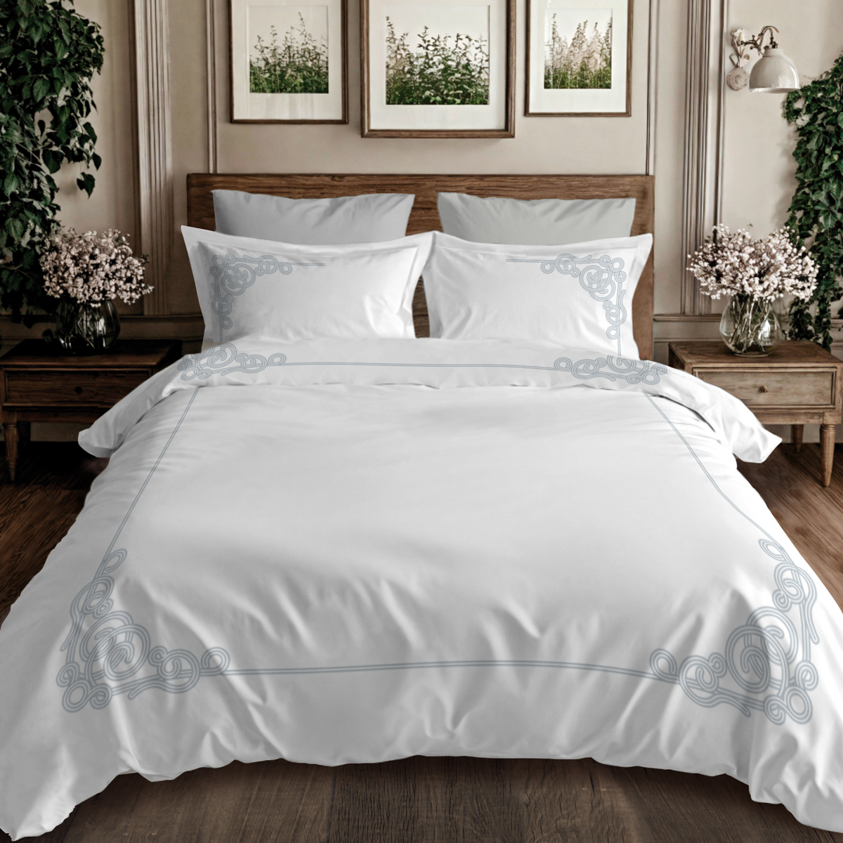 Постельное бельё Cатин | ПОСТЕЛЬНОЕ БЕЛЬЁ МАКО-САТИН УВЕРТЮРА