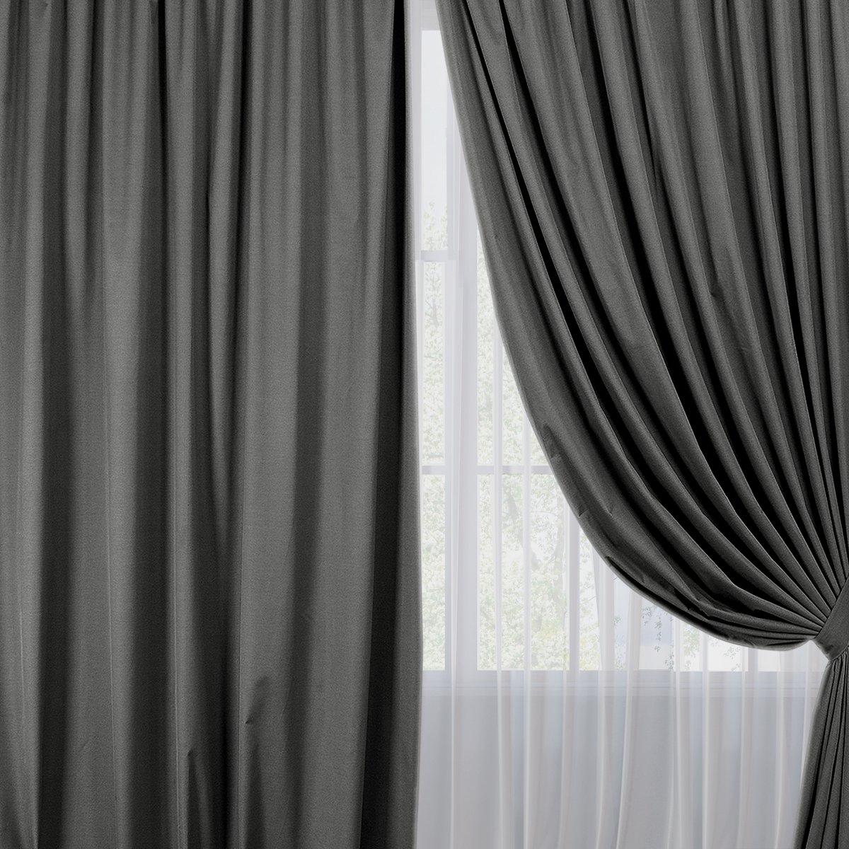 Шторы | BLACKOUT ТЕМНО-СЕРЫЙ