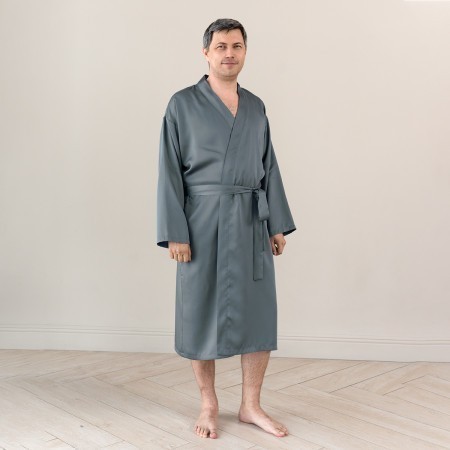 ХАЛАТ МУЖСКОЙ TENCEL BLUE