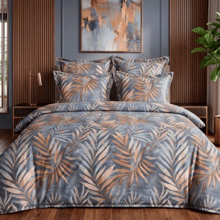 ПОСТЕЛЬНОЕ БЕЛЬЁ МАКО-САТИН ЗОЛОТО СУМЕРЕК